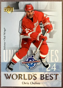 2004-05 Upper Deck World's Best #WB28 Chris Chelios Detroit Red Wings - Picture 1 of 1