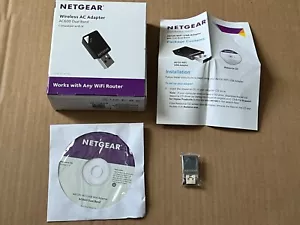 NETGEAR Wireless Wi-Fi USB AC Adapter AC600 Dual Band - Model A6100 - OPEN BOX - Picture 1 of 5