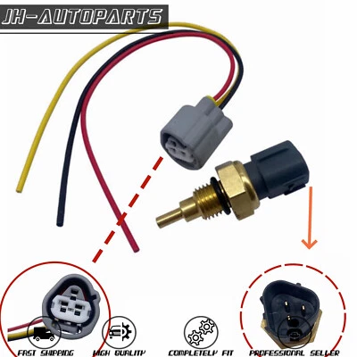 Coolant Temperature Sensor and Connector Fit 2001-2005 Toyota Yaris 894221601 US - Image 1 of 4