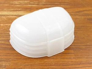 Vintage Milk Glass Wall Sconce Shade Art Deco 8" Wide Light Frosted White - Picture 1 of 7