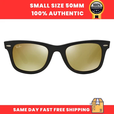 Gafas de sol unisex G1N RayBan RB2140 117393 negras cuadradas marrones doradas   Foto 1 de 4