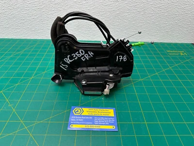 15-24 LEXUS RC300 RC350 FRONT RIGHT DOOR LOCK LATCH ACTUATOR W/ CABLE OEM - Image 1 of 4