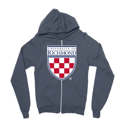 Official NCAA University of Richmond Men's / Women's Boyfriend Zip Hoodie Cover