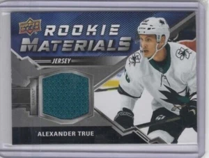 Alexander True 20-21 Upper Deck Series 2 Rookie Materials Jersey San Jose Sharks - Picture 1 of 1