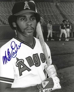 Autogrammiertes 8X10 Mike Easler California Angels Foto - mit Showticket - Bild 1 von 1