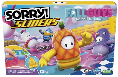 Sorry! Sliders Fall Guys Ultimate Knockout Board Game for Kids Ages 8 and Up NEW - Image 1 of 4