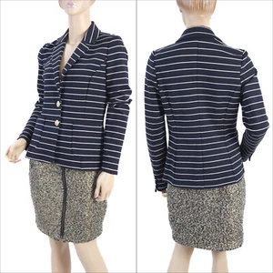 Hi There Karen Walker Women's Blazer Jacket Navy Size 10 Pre Owned EUC - Picture 1 of 17