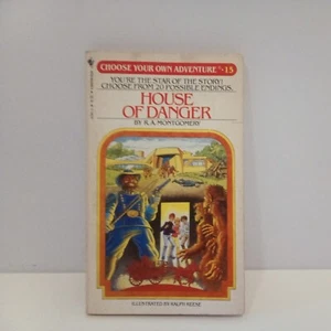 Choose Your Own Adventure #15 House of Danger PB 1982 1st edition Free Postage - Picture 1 of 6
