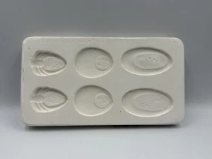 Yozie Mold HC 362 Jewelry Shapes Ceramic Open Pour 8.5”x4.5” Vintage - Picture 1 of 5