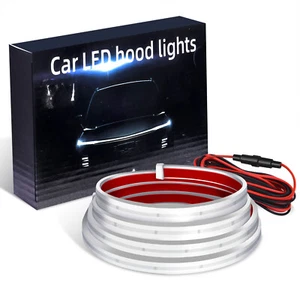 71" Inch Flexible Car Hood Light Strip Exterior Car LED Strip Lights DRL Running - Picture 1 of 14