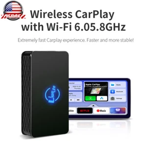 Wireless Carplay Adapter Android Auto Carplay with YouTube Netflix Android 11 - Picture 1 of 10