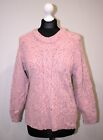 Gant Womens Pink Wool Jumper Sweater Pullover Size Xs