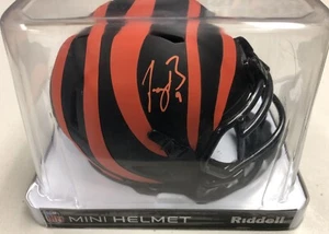 Autographed Joe Burrow Eclipse Bengals Mini Helmet Signed Color Match Fanatics - Picture 1 of 3