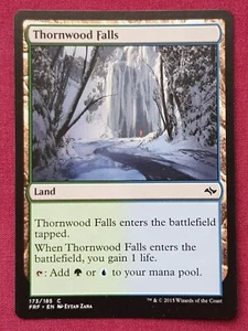 Magic The Gathering FATE REFORGED THORNWOOD FALLS land card MTG - Picture 1 of 2