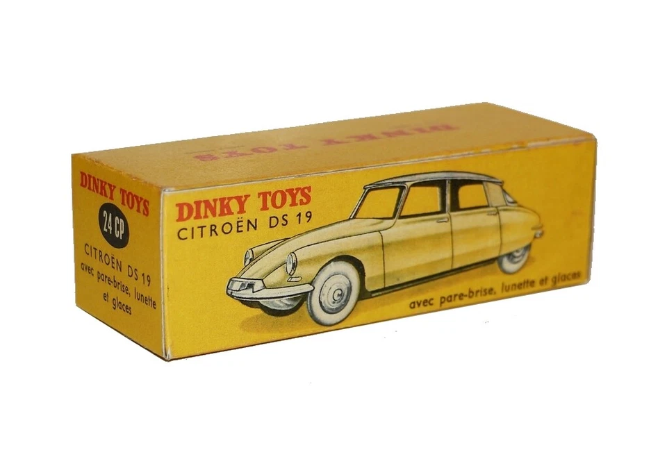 Dinky Toys boîte repro 24 CP citroen ds 19 avec glaces