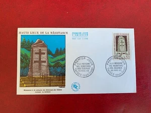 FRANCE 1963 FDC UNDERGROUND RESISTANCE WW2 GLIERES CEMETARY 01 - Picture 1 of 1