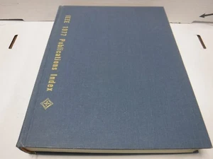 IEEE 1977 Publications Index Hardcover Bound Book Ex-FAA 121818AME5 - Picture 1 of 2