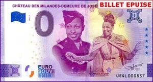 UEQL / DEMEURE DE JOSEPHINE BAKER / BILLET 0 € / NULL EURO-SCHEIN / 2022-2 - Picture 1 of 1