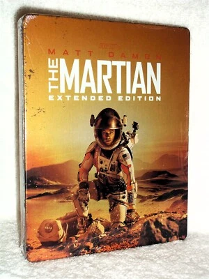 The Martian: Extended Edition (Blu-ray, 2016, STEELBOOK) Matt Damon space comedy - Image 1 of 4