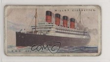 1924 Wills Merchant Ships of the World Tobacco RMS Aquitania #11 1u6
