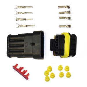 Car connector - AMP Tyco Superseal 1.5 Kit 4-pin (SET) plug tuning motorbike fcc - Picture 1 of 3