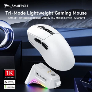 Smailwolf M6 Wireless Bluetooth Gaming Mouse Three-mode switching,magnetic charg - Zdjęcie 1 z 8