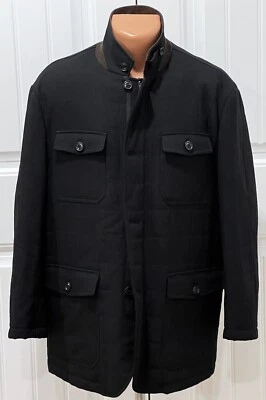 Gio Matto Abito Sartoriale Mens Parka*Size 42 100% Wool* EUC*HIGH END* - Image 1 of 4