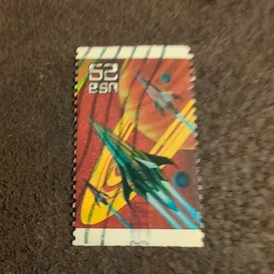 Space Galaxy 62 cent stamp - Picture 1 of 2