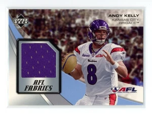 2006 Upper Deck Arena Football League Andy Kelly AFL Telas #FA-AK - Imagen 1 de 3