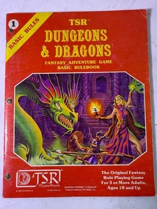 Dungeons & Dragons TSR Grundregeln Fantasy Abenteuerspiel Grundregelbuch 1981 - Bild 1 von 2