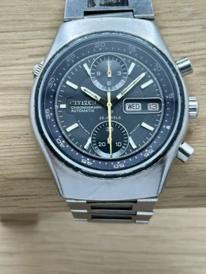 Cronógrafo Citizen Vintage 4-901045 TA - Automático, Regla Deslizante, Día/Fecha Foto 1 de 4