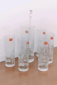 Servizio da cocktail In Cristallo G.P vintage anni '70 - Imagen 1 de 12