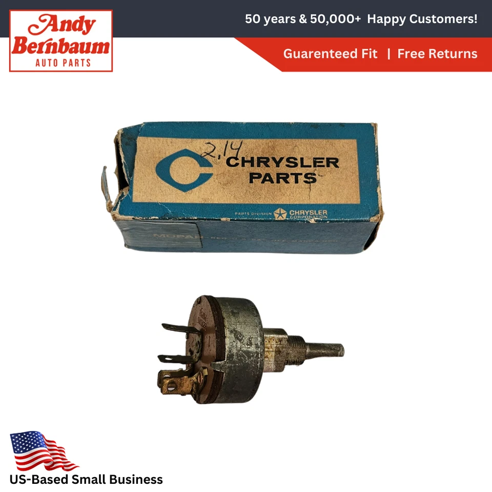 1963-1967 Dodge Chrysler Plymouth Newport 300 interruptor descongelador traseiro 2291095 usado - Imagem 1 de 4