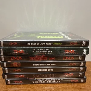 TNA Wrestling DVD Lot of 7 : Jeff Hardy, 2006, Sacrifice, Destination 2007 - Picture 1 of 2
