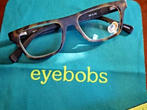 NEW Case Eyebobs Smokin reading glasses 1.25 Tortoise Brown Cheaters SM - Picture 1 of 6