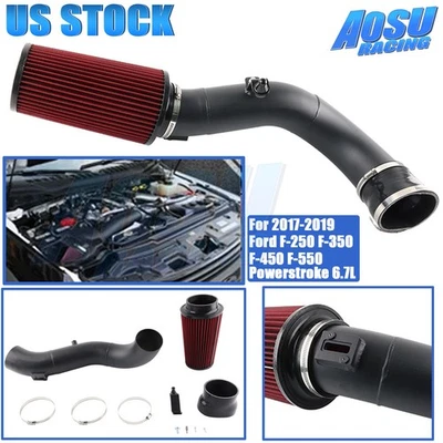 Cold Air Intake Induction System For 17-19 Ford F-250 F350 F450 Powerstroke 6.7L - Image 1 of 4