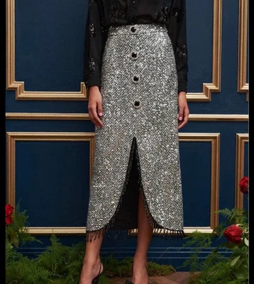 Falda tweed dream brother jane lentejuelas hada madrina talla M+ Foto 1 de 4