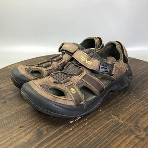 Sandalias Teva Zapatos Para Hombre Talla 9 Marrón Punta Cerrada Agua Senderismo Correa SN 6153 - Imagen 1 de 10