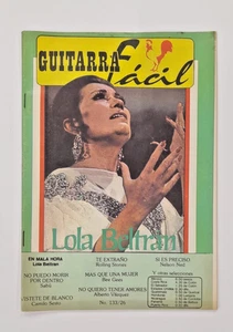 GUITARRA FACIL, LOLA BELTRAN, No 133, 1976 MEXICAN MAGAZINES, CHORDS - Picture 1 of 7