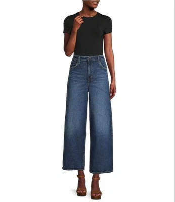 NWT Lauren Ralph LaurenHigh-Rise Wide-Leg Cropped Jeans - Image 1 of 4