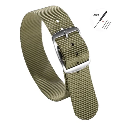 Correa de repuesto de nailon tejida militar duradera de una pieza de 20 mm Foto 1 de 4