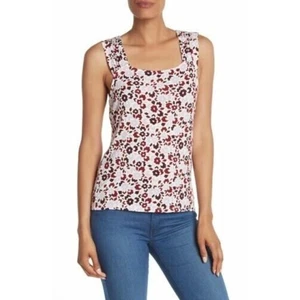Canotta senza maniche 14th & Union con spalle scollate bianca Snow Canyon Bloom MD $49 - Foto 1 di 3