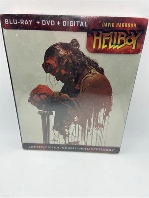 Hellboy Limited Edition Double-Sided Steelbook Blu-Ray DVD - Brand New! - Image 1 of 3