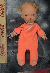 Vintage 70er Jahre Mattel Bedsie Baby Bohnen Sitzsack Puppe - Bild 1 von 5