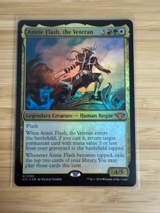 Magic the Gathering:Annie Flash, the Veteran Outlaws of Thunder Junction Foil NM - Picture 1 of 2