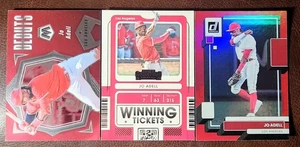 Jo Adell 2021-22 Panini Contenders/Mosaic/Donruss x3/ 2 RCs Los Angeles Angels - Picture 1 of 2