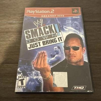 WWE SmackDown Just Bring It Greatest Hits (Sony PlayStation 2, 2002) Complete - Image 1 of 3
