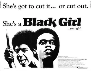 BLACK GIRL Movie Poster Blaxploitation Exploitation Grindhouse - Picture 1 of 1