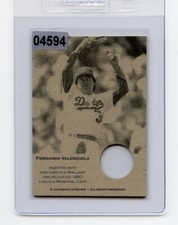 #04594 FERNANDO VALENZUELA 1980 Coin Collector Penny Baseball Card
