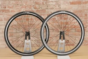 New Shimano Claris 2400 700c Road Wheelset with vittoria Tires Black - Picture 1 of 7